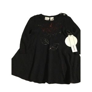 Koala kids Black Knit Dress Size 12-18 Months NWT